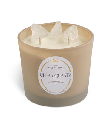 Clear Quartz Candle