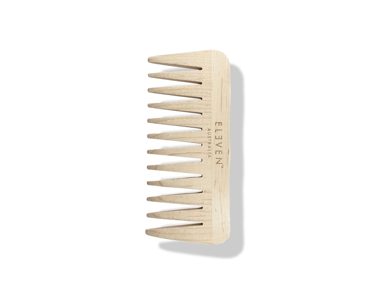 WOODEN WIDE TOOTH COMB