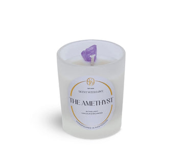 Small Amethyst Candle