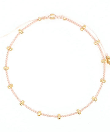 2 Dots Light Peach // Gold