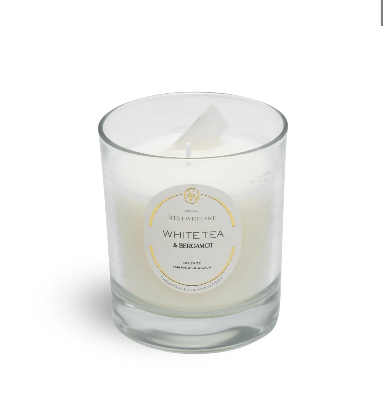White tea & Bergamot kaars